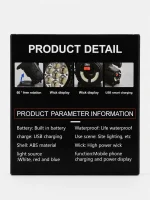 Linterna LED de Largo Alcance USB - Imagen 4
