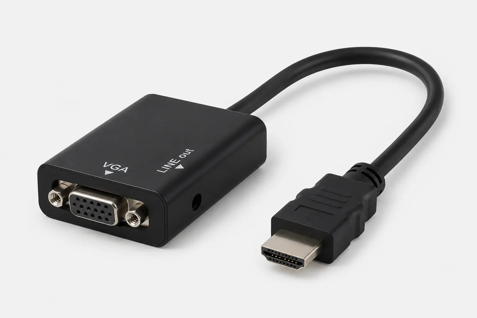 adaptador hdmi a vga con audio