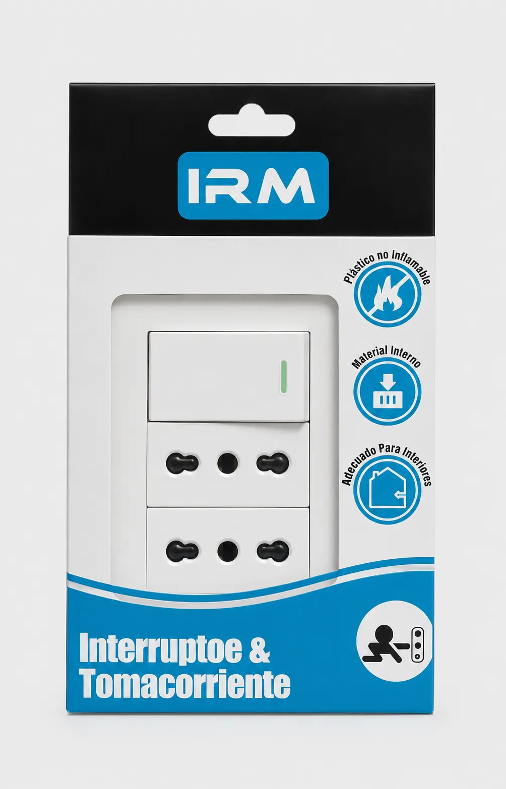Interruptor y tomacorriente